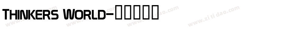 Thinkers World字体转换